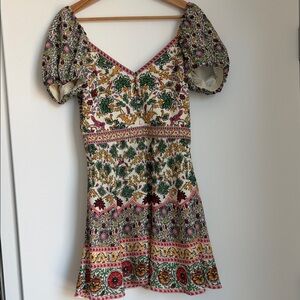 Alice + Olivia Multicolor Floral Mini Dress